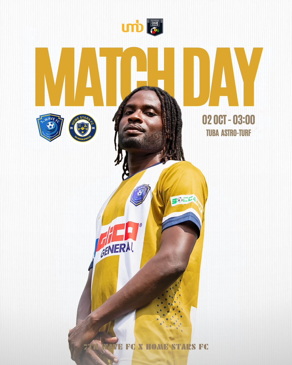 7thWaveFC's tweet photo. Match Day (3): 7th Wave FC vs. Home Stars FC. β½
02 Oct, 03:00
at Tuba Astro-Turf.
#MATCHDAY #DivisionOneLeague #TheWaveFC #HomeStarsFC GhanaFootball https://t.co/897Wov7xY3