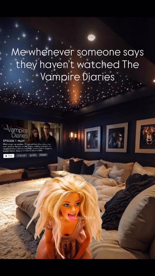 jamtheatre's tweet photo. When someone says they haven’t watched The Vampire Diaries https://t.co/l1U68VPgKt