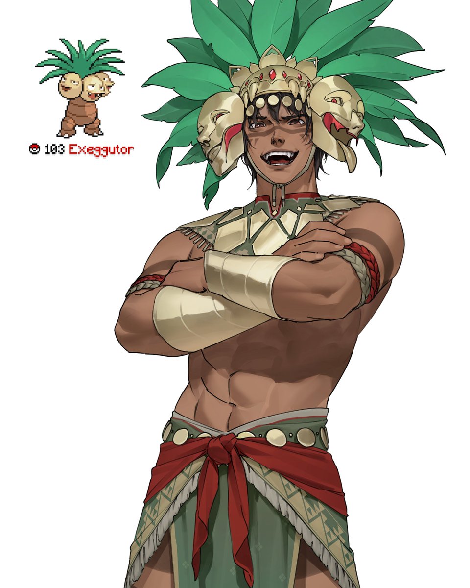 Umber_Art's tweet photo. Pokemon Gijinka 🌴🐍 https://t.co/3wQytiKETE