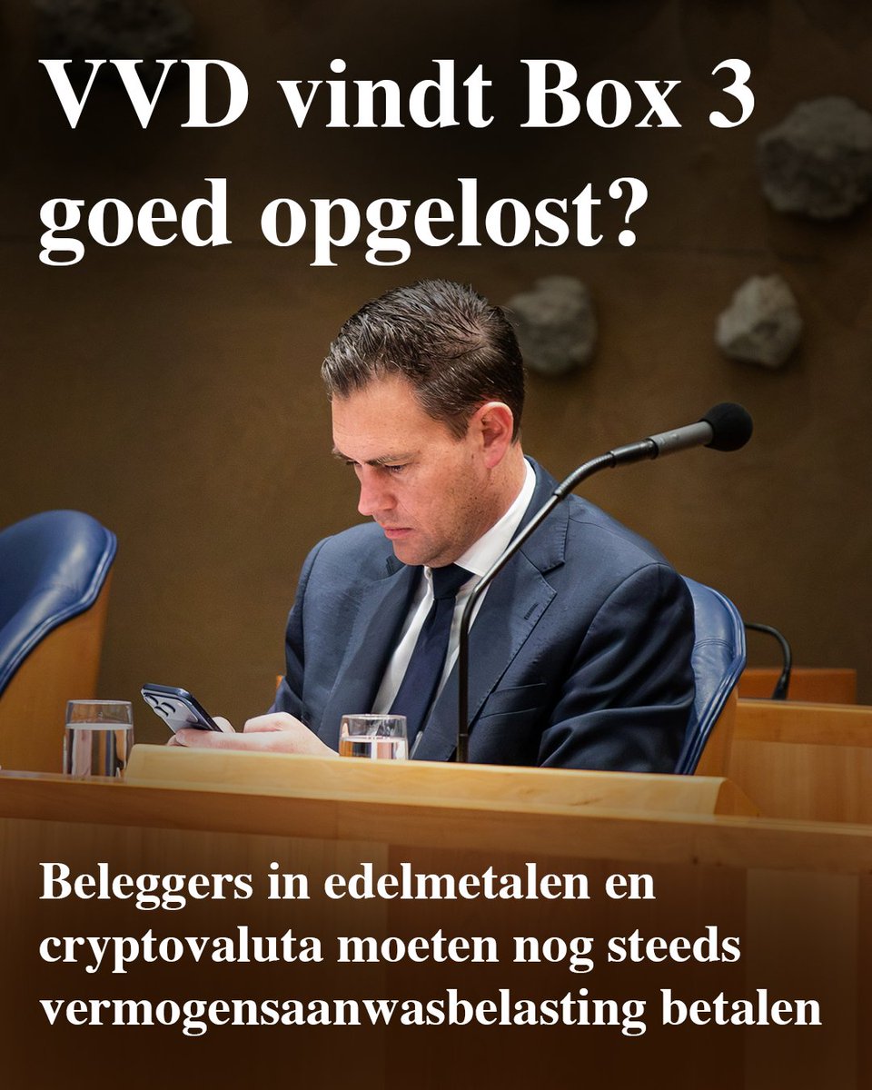 fvdemocratie's tweet photo. De VVD doet alsof de Box 3 problematiek is opgelost en het systeem nu 'eerlijker' is. Crypto- en edelmetaalbeleggers zullen nog steeds belasting moeten betalen over hun ongerealiseerde winsten.

FVD wil Box 3 afschaffen. Dát is pas eerlijk. Steun ons: https://t.co/VNKfQS0Exx https://t.co/WwUCht3Qoi