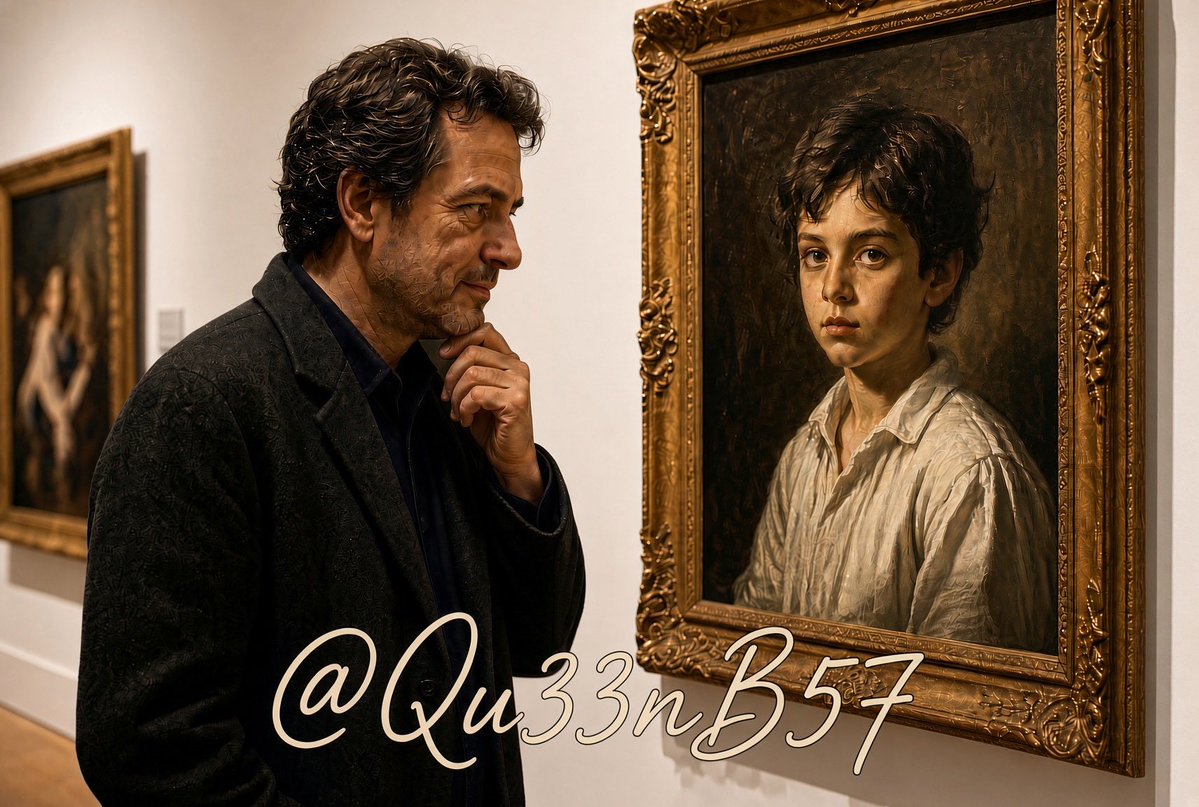 Qu33nB57's tweet photo. Good Morning ❤️💕

A man looks at a painting &amp; says; 

“Brothers &amp; sisters have I none, but that young man’s father is my father’s son.” 

Can you guess who is in the painting? 🤔

Enjoy your day ❤️💕 https://t.co/h8htPCpkS6