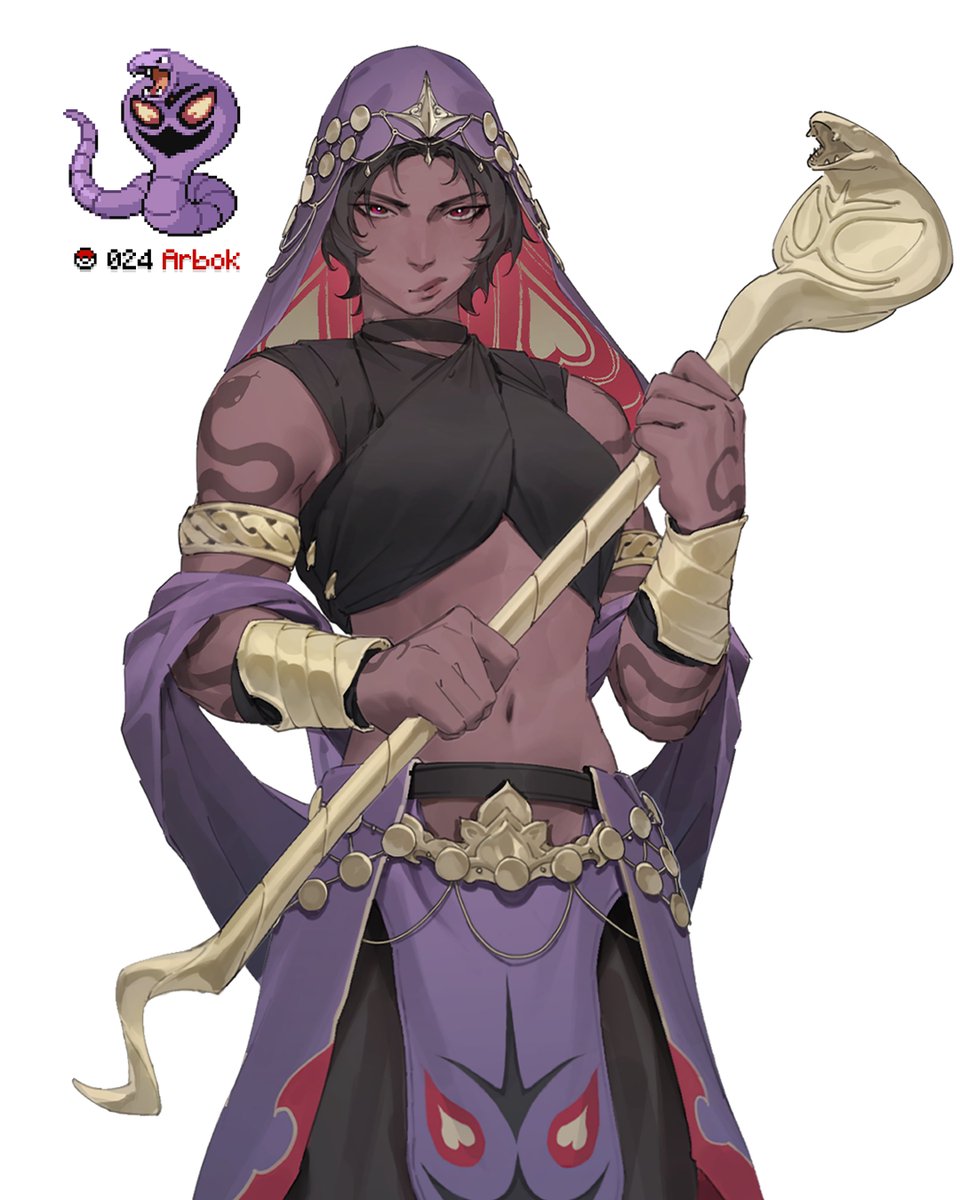 Umber_Art's tweet photo. Pokemon Gijinka 🌴🐍 https://t.co/3wQytiKETE