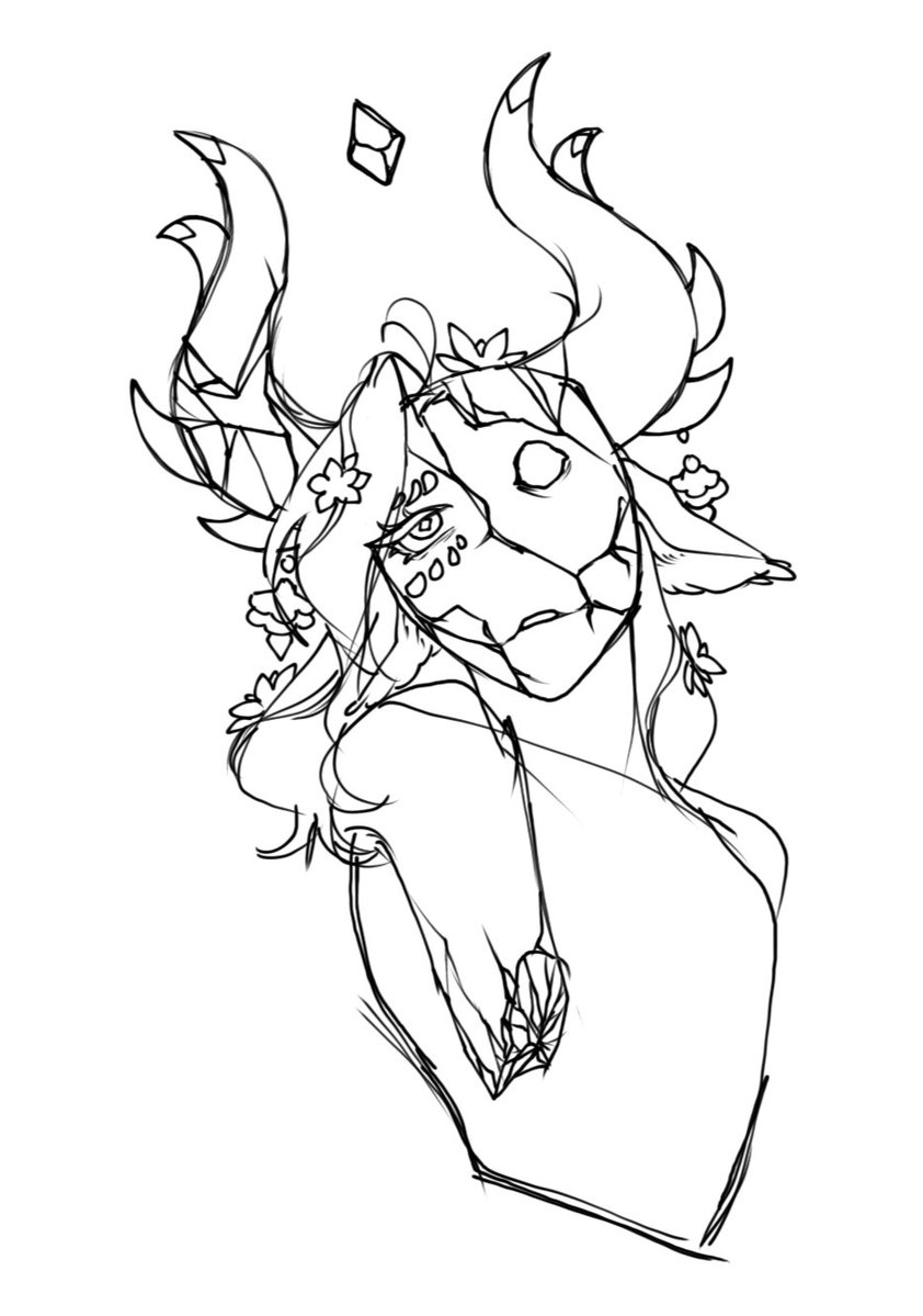 _4298z's tweet photo. @TheNight_Flower Feel free to coloring it! https://t.co/62soZN6sWo