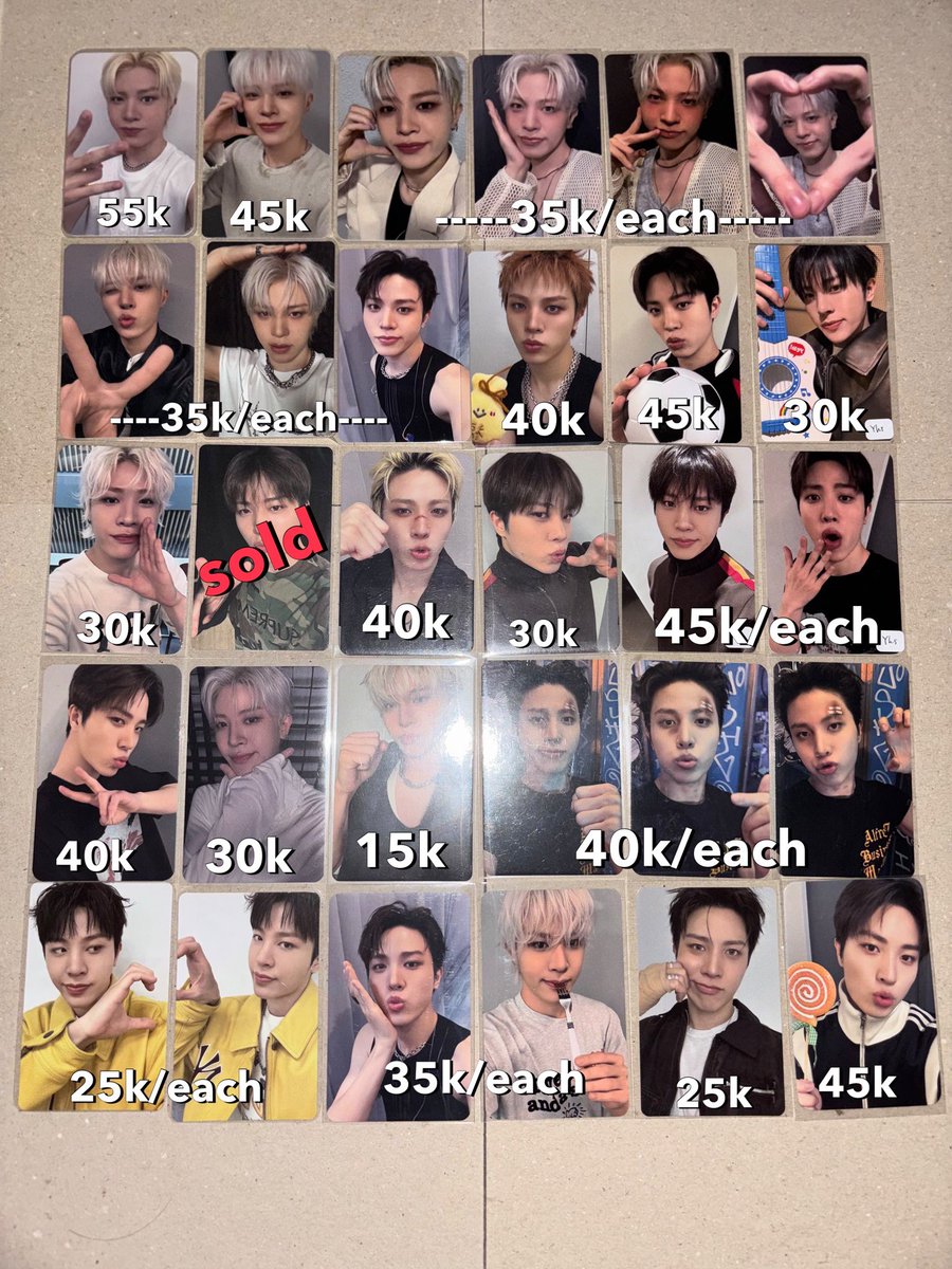 junghwanayoo's tweet photo. help rt💗
wts (want to sell)
photocard aab junghwan
• ready medan sumatera utara, ina (dm for order) Treasure photocard
minimal take 2pc
#photocard #junghwan #treasure https://t.co/K3NxPPbDXs