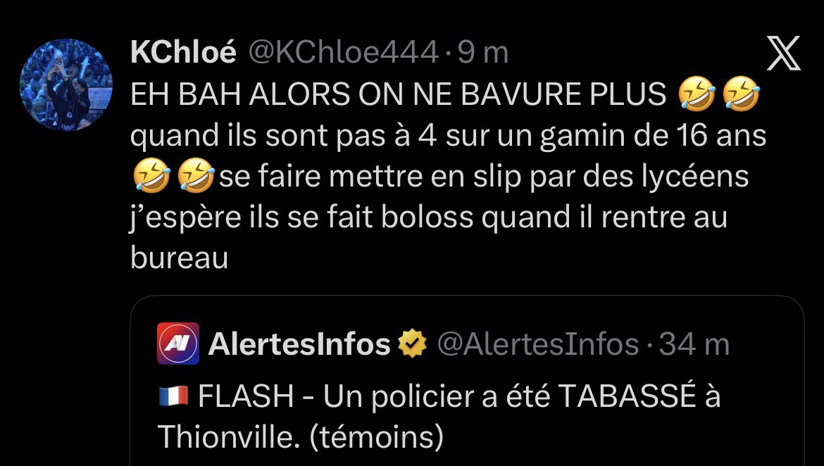 KChloe444's tweet photo. On m’a fait sauter ce tweet en 9 min 🤣🤣🤣ahhhh je suis morte de rire on est complètement foutu mes amis! https://t.co/IG0J3bqkBc