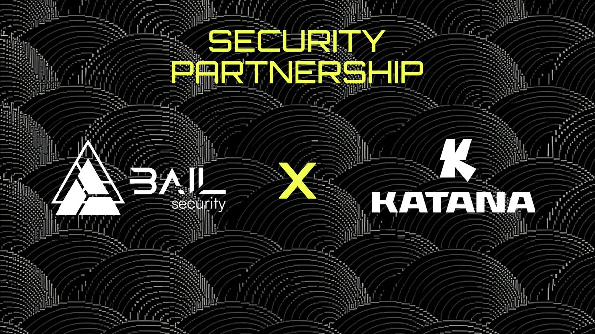 bailsecurity's tweet photo. Publishing the audit report for our partners @katana.

BailSec was tasked with an audit of Katanas's SushiStaker scope.  

Link to the report on Github👇:
https://t.co/Li9HkFDeae https://t.co/RHkx9JOgAl