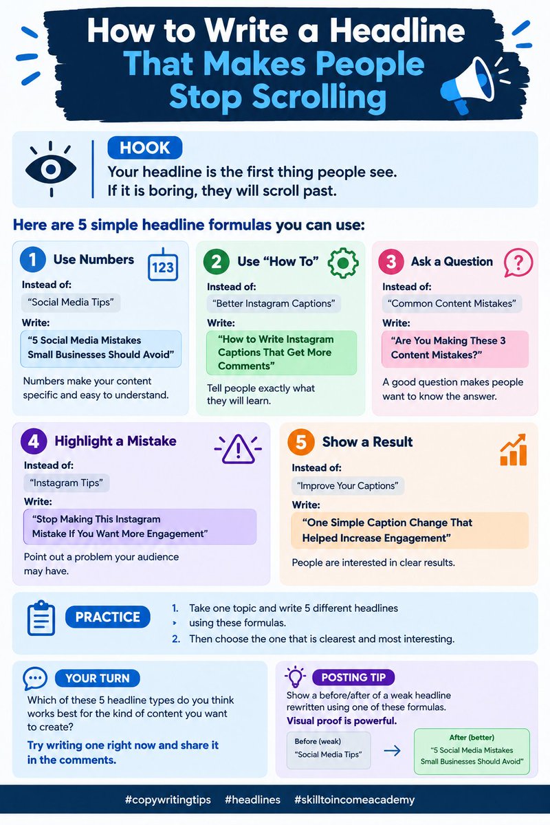 TTobi22j's tweet photo. How to Write Headlines That Make People Stop Scrolling https://t.co/r95NfdvFSi
