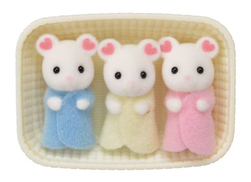 dohoonpaws's tweet photo. want to opslot &amp; want to sell
- sylvanian rabbit kuji pajamas set (no box) 210k exc tax 
- rabbit sleepy dreaming siblings 180k exc tax
- new born triplets mouse set 85k exc tax https://t.co/bCj8qTlAZ6