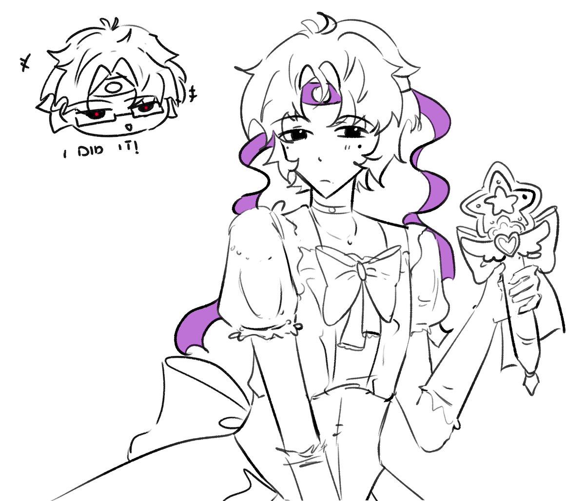 yuunsakoo's tweet photo. i have no motivation to draw anything other than wifies.. so magical girl wifies?
#wifies #clonefies #evilfies (?) https://t.co/g2Ugp3qVGA