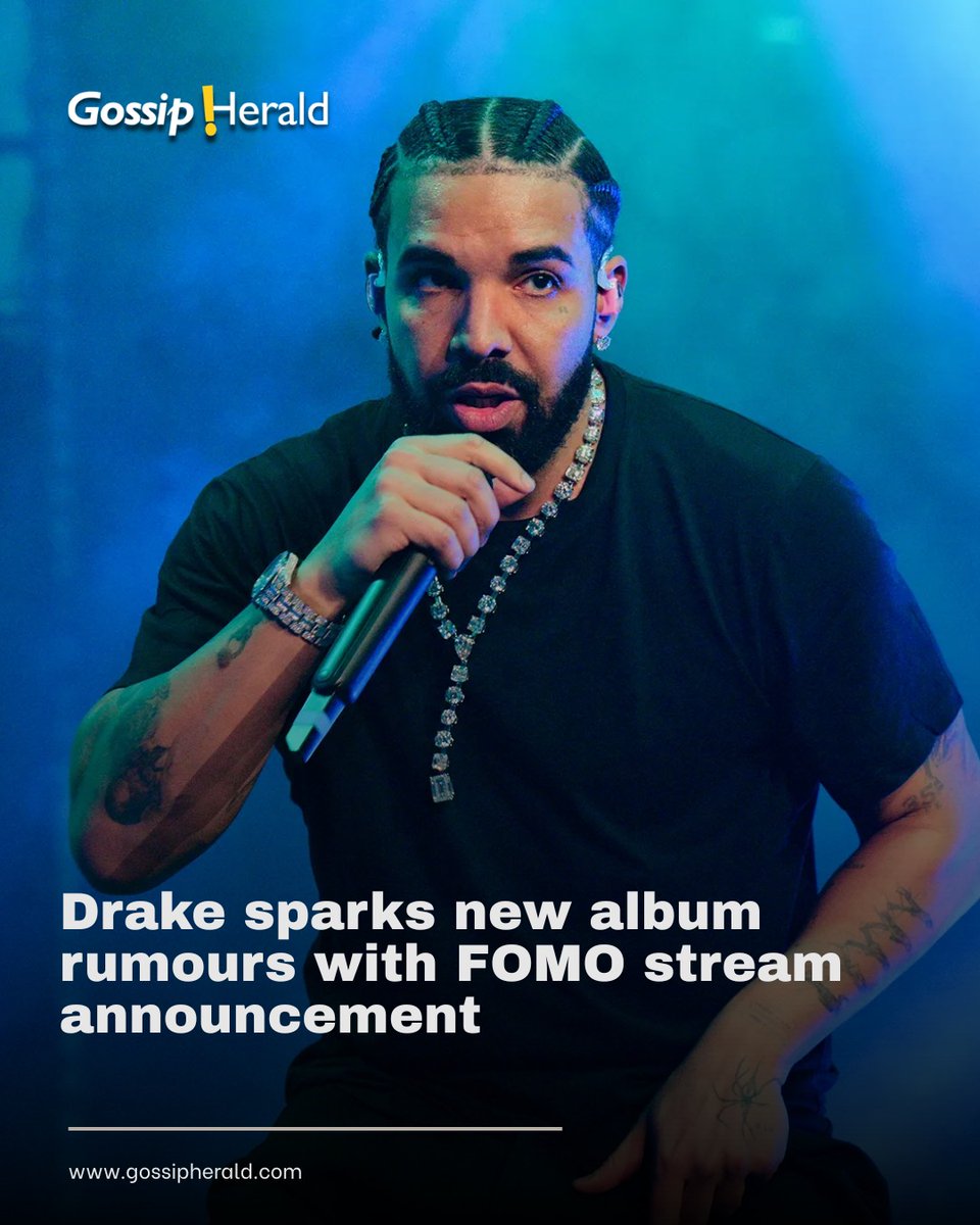 eandrejq's tweet photo. Drake sparks new album rumors with FOMO stream announcement. https://t.co/rVIHV3M6fz