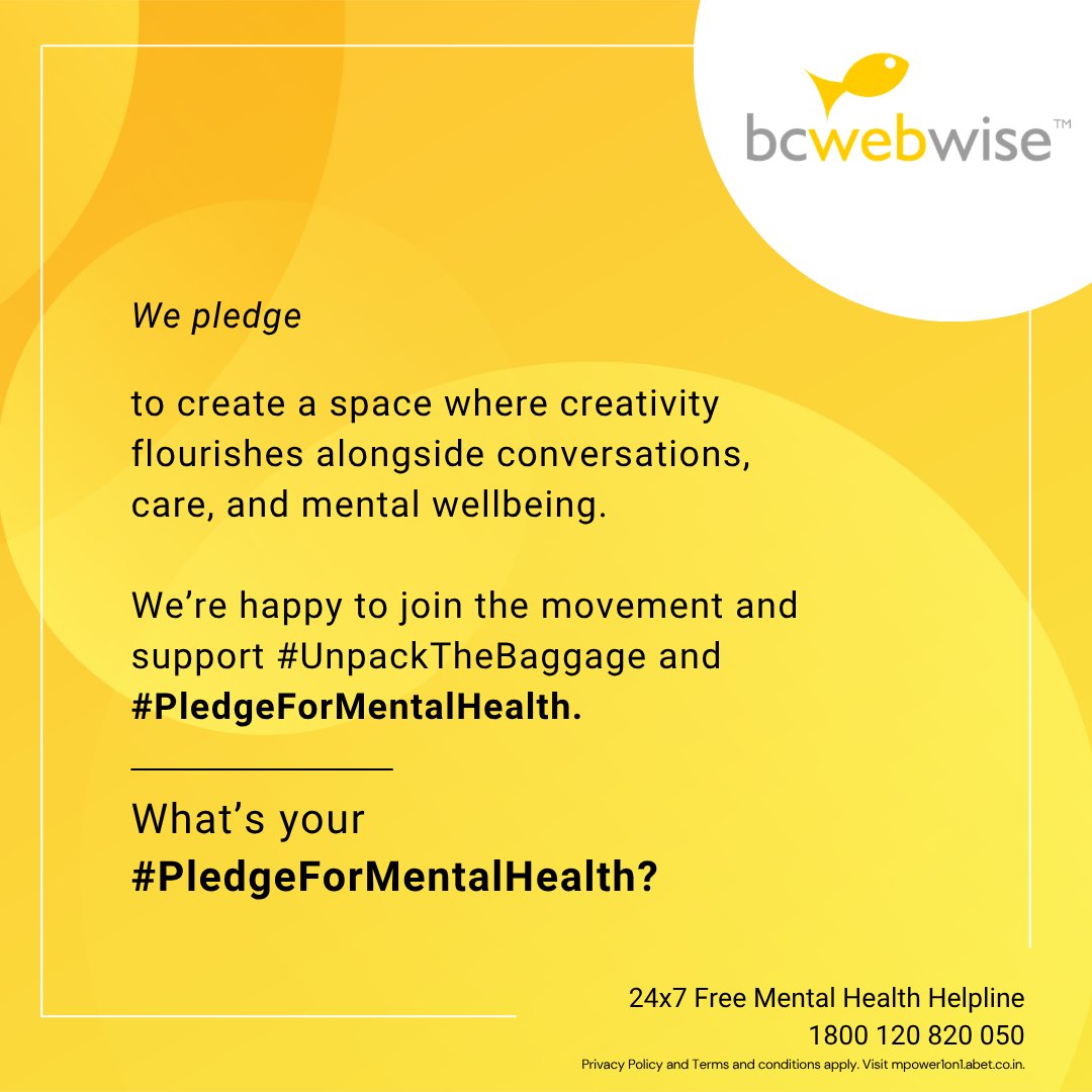 bcwebwise's tweet photo. At BC Web Wise, we believe workplaces become stronger when people feel comfortable checking in, speaking up, and being heard.

Here’s to building a culture where care is part of the everyday.

#BCWebWise #FishSense #MPowerMinds #WorldMentalHealthDay #PledgeForMentalHealth https://t.co/IuC0zOGilJ