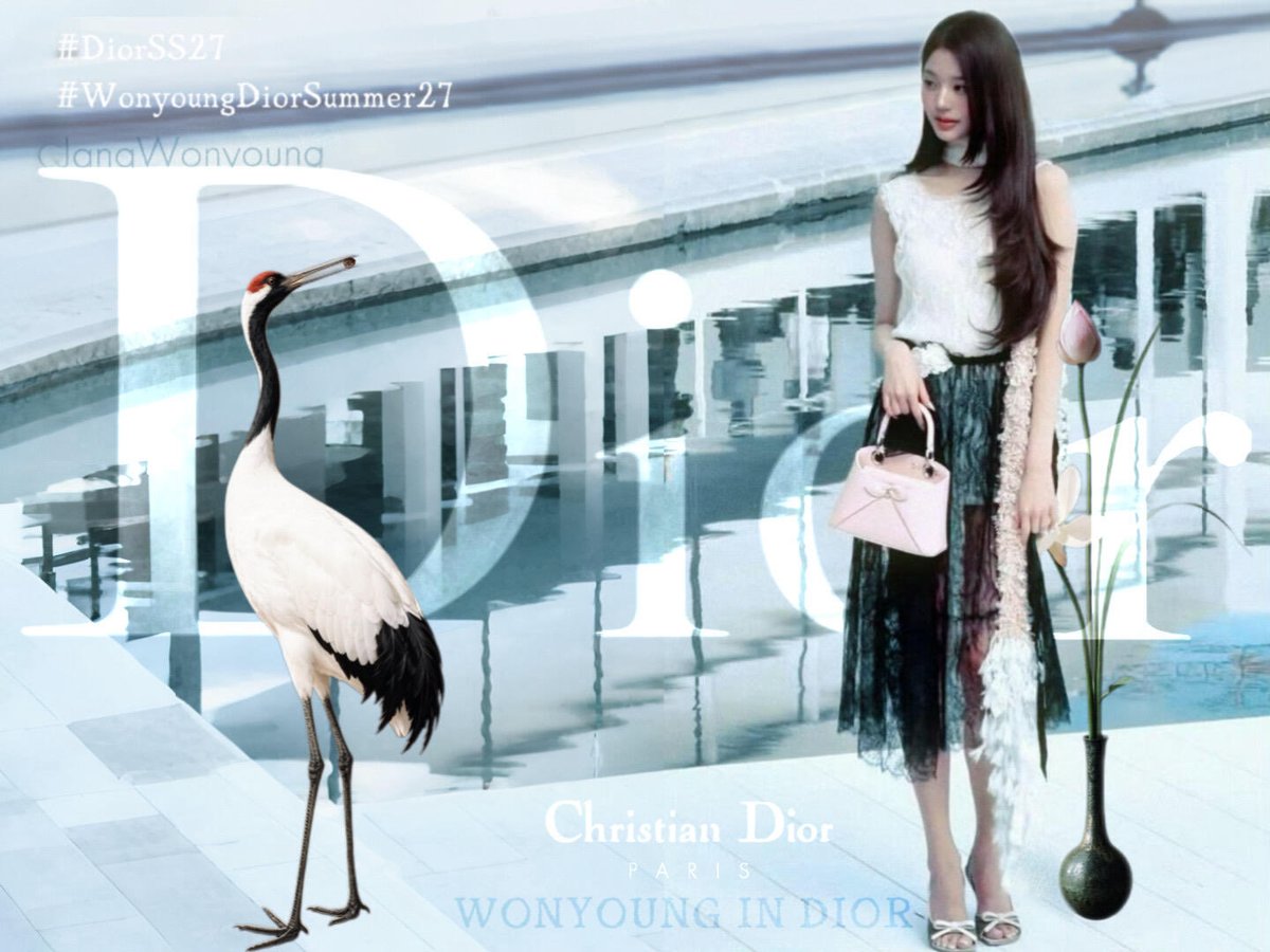 yqyys2's tweet photo. Every step Wonyoung takes exudes stunning high‑fashion energy.

WONYOUNG IN DIOR
#WonyoungDiorSummer27
#JANGWONYOUNG
#WONYOUNG
#DiorSummer27 @Dior https://t.co/rP7Slm6mW3
