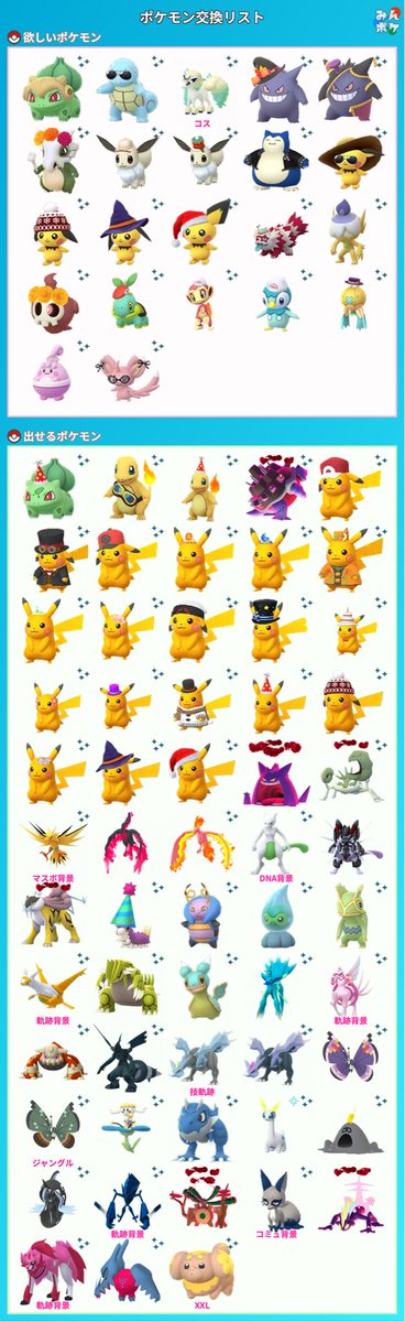 8dob6's tweet photo. 交換募集します！
条件の合う方よろしくお願いします🙇

#ポケモンGO
#ポケモンGO交換募集 https://t.co/zloT4dQR9e