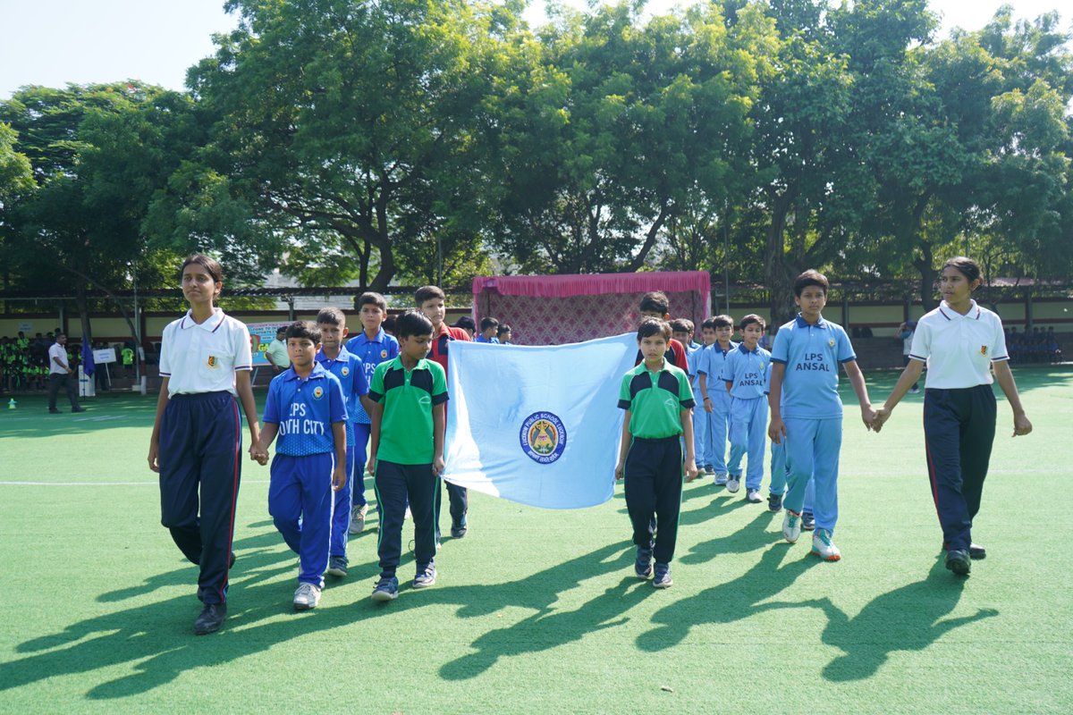 LucknowSchool's tweet photo. UNITING BRANCHES THROUGH SPORT... 

Lucknow Public School (C.P. Singh Foundation), South City hosted an exciting Inter-Branch Sports Event for Classes III–V, bringing together students from five branches.

With thrilling Cricket and Football matches, students celebrated teamwork, talent and sportsmanship.

One Spirit. One LPS Family. 

#LucknowPublicSchool #CPSinghFoundation #SportsAtLPS #InterBranchSports #YoungTalent #Teamwork #LPSFamily
