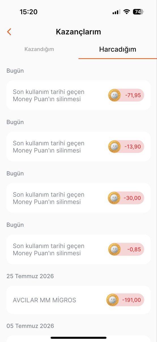 gdincler's tweet photo. @Migros_Turkiye 1 aylık süre kısa değil mi? Bu kadar kısa sürede puanlar geri çekilmemei, resmen sahtekarlık bu! Ayrıca bu defayı neden Migros uygulamasında göremiyoruz , ayrı uygulama indirmel zorunda kalıyoruz? https://t.co/F03NILIMf6