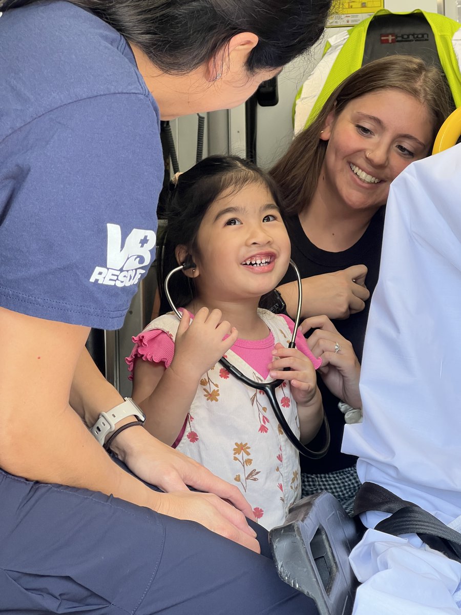 VBFairfieldES's tweet photo. Our youngest Falcons learned about community helpers by exploring a volunteer rescue squad truck���shout-out to @PACHVRS for visiting our ECSE classes. @vbschools https://t.co/Bbg9lBUtiU