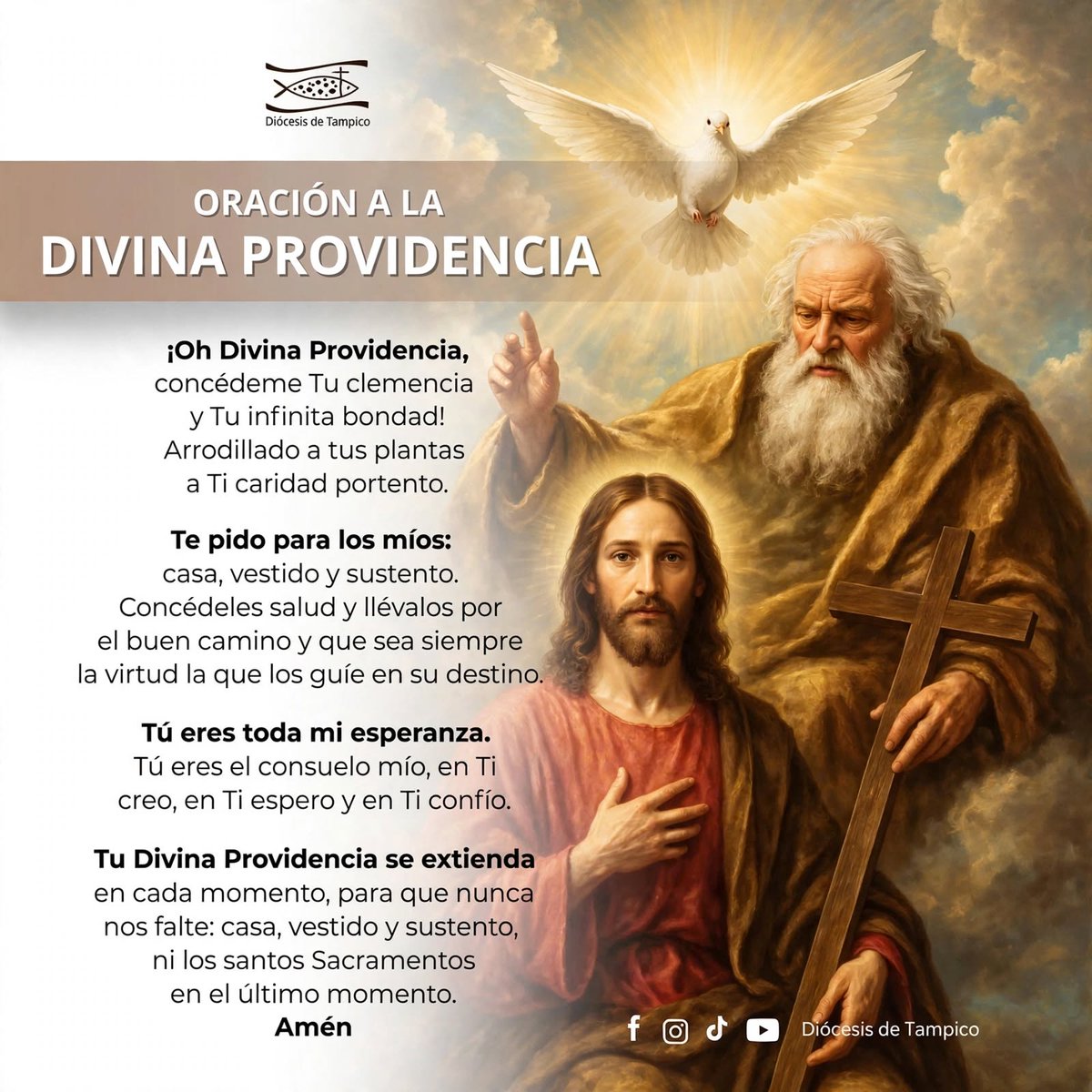 luthier_lj's tweet photo. Buen día.

En este nuevo mes que inicia, pongamos todo en las manos de Dios. Nuestros planes y necesidades, confiando en ÉL.

Que la Divina Providencia te alcance justo donde estás, no te preocupes por lo que te falte, porque Dios proveerá. Solo confía en su amor y misericordia. https://t.co/guOc2R9yc0