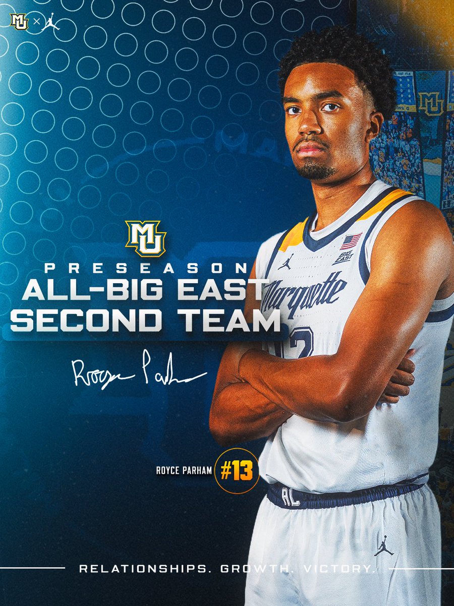 MarquetteMBB's tweet photo. All-conference preseason honors for our guys🤩👏

#MUBB | #WeAreMarquette https://t.co/OfWkWo8OIN
