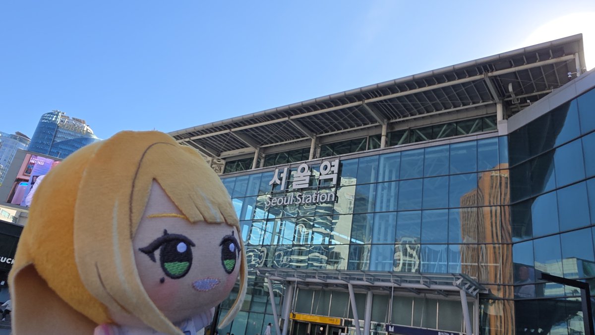 Lucid0418's tweet photo. ソウルから釜山まで来たよ、清夏ちゃん！ https://t.co/mdwdF4J26X