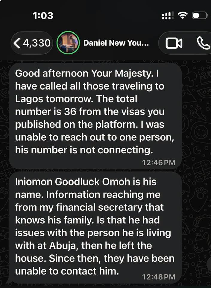daddyopm's tweet photo. Wanted !!!!!
INIOMON GOODLUCK OMOH
If you know or have seen this young man, please tell him all attempts to reach him has failed.
He should report to my house immediately.
If he have no transport, let charter motor when he reaches my house I will pay the driver any amount. 
Because he must travel to tomorrow morning with others.
Please share until it reaches him