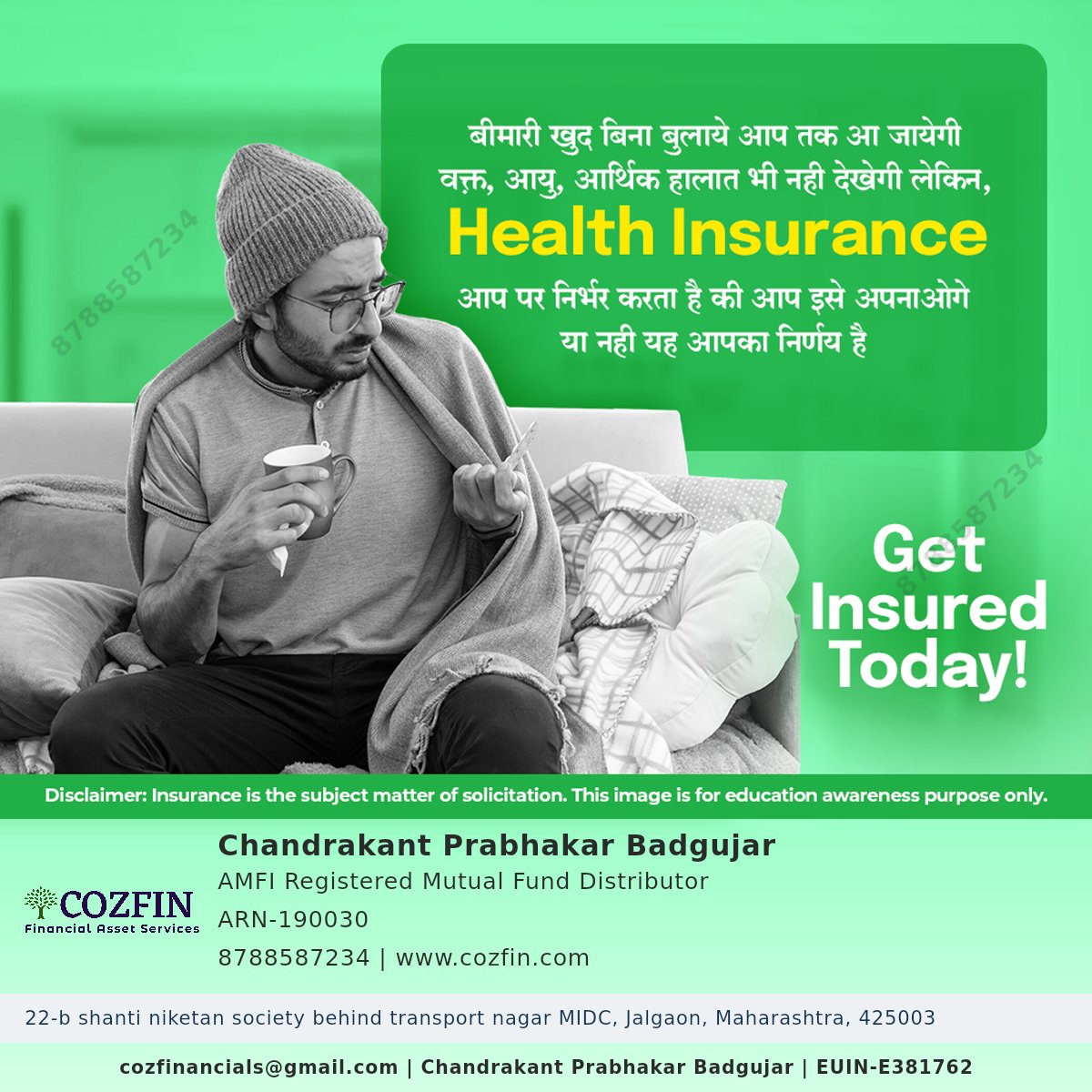 cpbadgujar's tweet photo. COZFIN FINANCIAL ASSET SERVICES #cozfin #healthinsurace https://t.co/dS0Nc47UyX