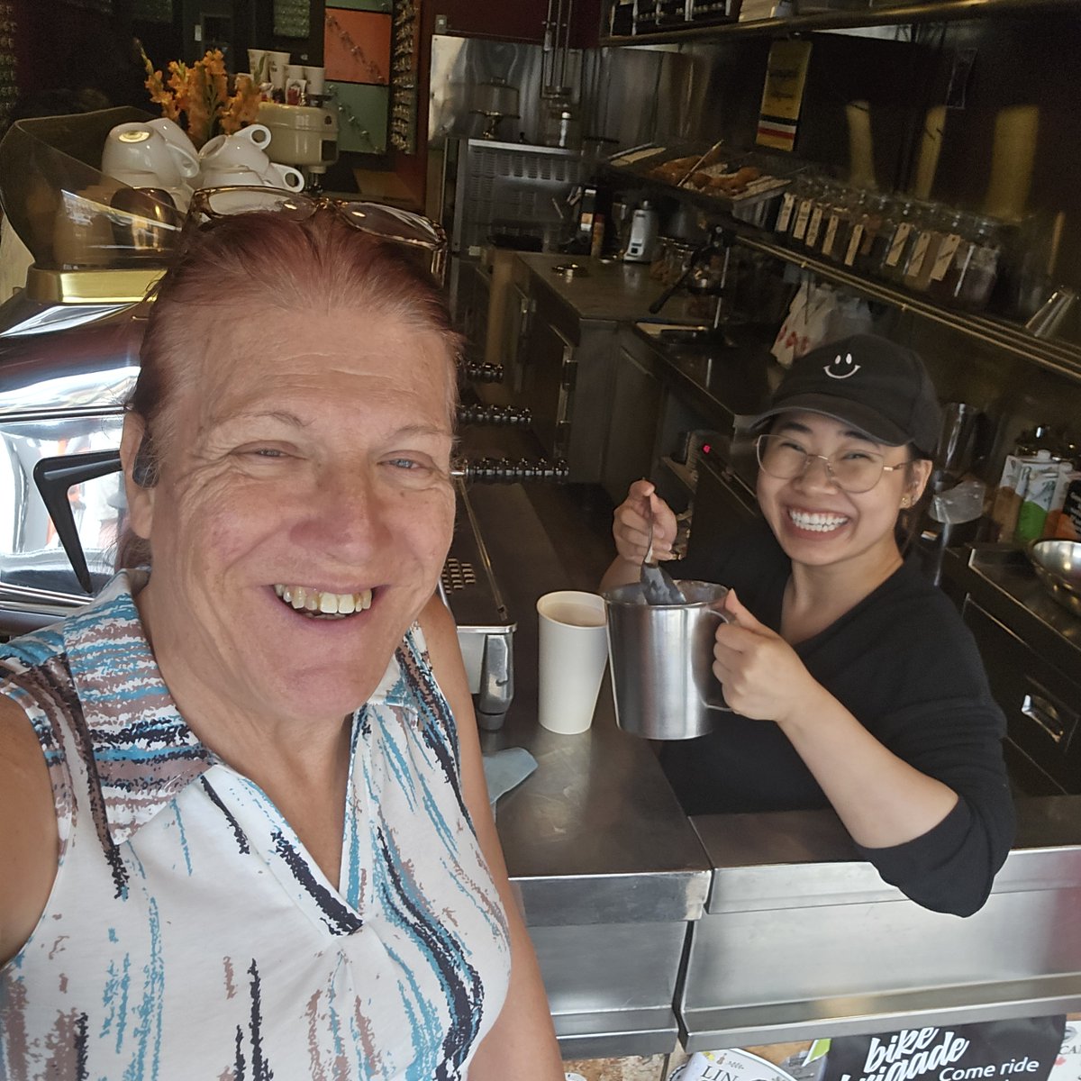nicki_ward's tweet photo. Early start to the day. 
At Jet Fuel in Cabbagetown. 
Start your engines!

https://t.co/MBOpxjIs4d

#Canvassing #Ward13 #TorontoCentre #MorningCoffee #TOpoli #TOvotes26 https://t.co/vYj6RMSSzL