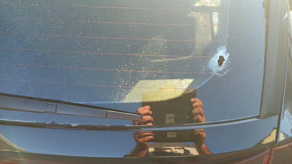 SAPoliceService's tweet photo. #sapsWC [POLICE ARREST A COUPLE FOR HIJACKING IN KHAYELITSHA]

A male and a female suspect have been arrested by the #AntiHijacking Unit members following a car chase that led to the discovery of a hijacked vehicle, two cellular telephones and an imitation firearm.

The members spotted a charcoal Hyundai with a flagged registration on Lawulo Road, Khayelitsha, and gave chase. The suspect tried speeding until the members ultimately caught him at Nothobile Street, Khayelitsha. A 24-year-old male suspect came out of the vehicle and pointed an imitation firearm towards the police and they retaliated resulting in him sustaining bullet wounds on his upper body. He was admitted to the nearest hospital for medical care and he is under police guard. Furthermore, a female passenger aged 23 was apprehended. They were both arrested for possession of a hijacked vehicle, possession of stolen property, pointing of a firearm, and reckless and negligent driving.

Both suspects were detained at Lingelethu West #SAPS and will appear at Khayelitsha Magistrate’s Court once they have been charged.

#FightingCrime #GunsOffTheStreets #SaferCommunities ST

https://t.co/xIHycwjdSx