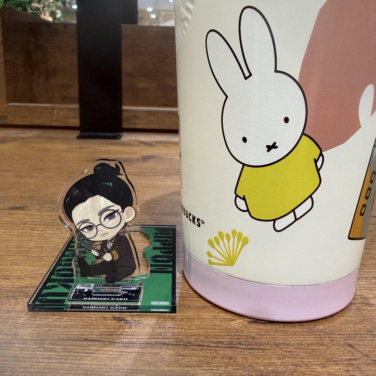 toshimi_h's tweet photo. Note to self:
ボルダリング終了　19:50

今日はチビ明も一緒〜‹‹\(´ω` )/››

何か今回のコース全然登れなかったなぁ🥺
来週はホールド替えでお休み。再来週は精神科の後にパーソナルトレーニング頼んできた。

チビ明とミッフィーも可愛いな😍 https://t.co/rm0VNT13H9
