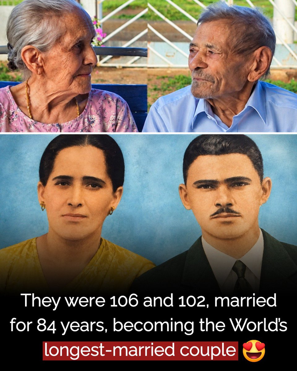 LostInPages_1's tweet photo. Imagine loving the same person for 84 years. 🥹❤️

Growing old, growing together, and still choosing each other.

Yeah… I want this kind of love. 💍🧿 https://t.co/MPDyeV3gYq