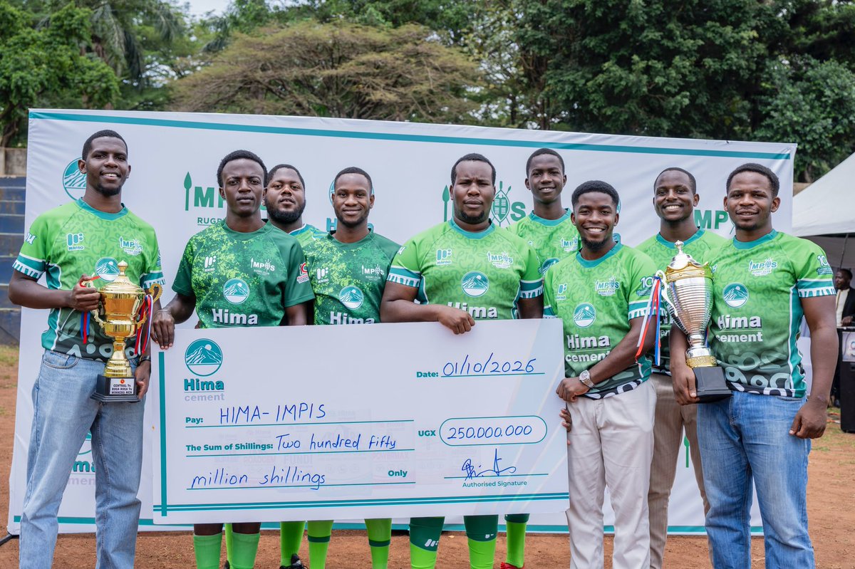Rachealkyy's tweet photo. A new era is taking shape at the Graveyard! 🏉 Hima Cement is backing Makerere Impis Rugby Club with UGX 250 million over two years, providing support for preparations, operations and the Uganda Rugby Premiership campaign. The partnership was celebrated with the unveiling of the new Hima Impis jerseys. #Arrongance #HimaCement @ImpisRFC