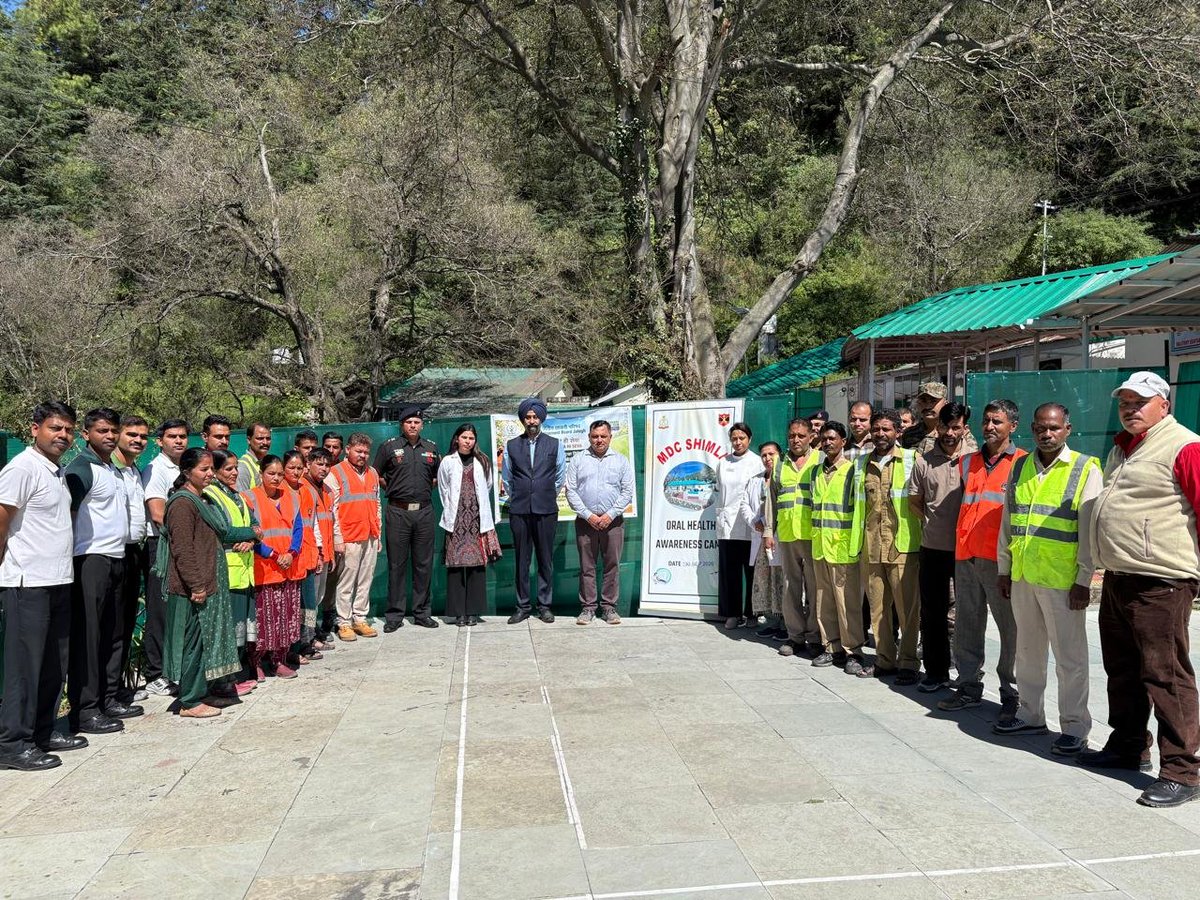 westerncomd_IA's tweet photo. Serving Those Who Keep Our Communities Clean 🇮🇳

Under #SwachhataHiSeva2026, #ChakraWarriors, under the aegis of Station HQ and Cantonment Board, Jutogh organised a dedicated SafaiMitra Health & Dental Camp, translating the spirit of Seva into tangible healthcare and welfare support for our sanitation workforce.

The initiative reaffirmed the commitment of Chakra Warriors towards the health, dignity and welfare of those who keep our communities clean.

Healthier SafaiMitras → Healthier Communities → Swachh Bharat → Viksit Bharat. 🇮🇳

#SwachhBharat 
#NationFirst 
#CleanAndGreen
#SHS2026 
#SpecialCampaign6 

@adgpi
@SpokespersonMoD
@prodefencechan1
@prodefencejammu
@SwachhBharatGov
@SwachhBharat
@MoHUA_India
@MoJSDDWS