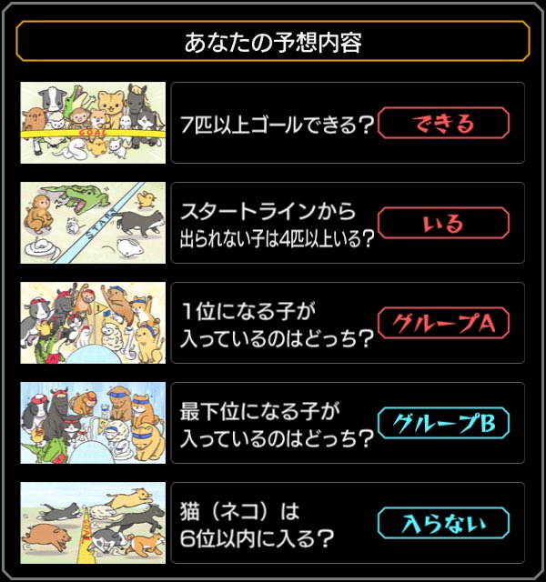 tarutonn_game's tweet photo. 十三支の動物たちが挑むレース、みんなはどう予想した？

#モンスト
#オーブバックチャレンジ https://t.co/Y4h2UEuaDo