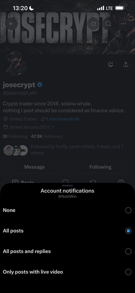 NotiiWin's tweet photo. @saracrypto_eth @josecrypt_eth @SOLWHALEDYOR Proof here @saracrypto_eth 

2iyHsfvRv4KefHqSGRCUFoJgcvPcHgredjtU9PAbRfTY https://t.co/wEEYaLjX0C