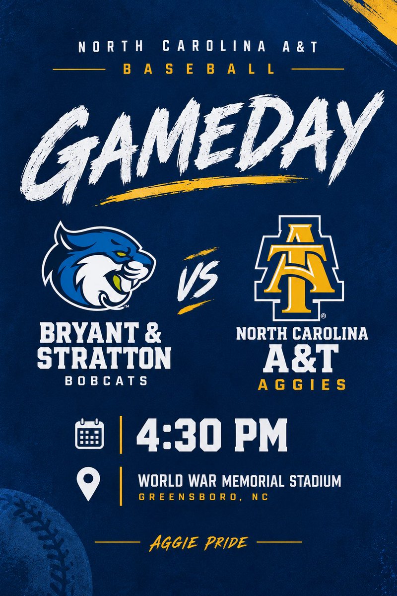 NCAT_Baseball's tweet photo. October Baseball at the War! 🍁⚾️🌤️ https://t.co/OxrXkc7Ri1