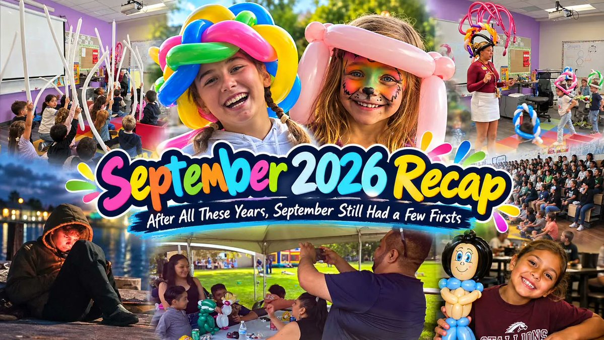 BalloonAnimals's tweet photo. After decades of entertaining, I thought I had seen just about everything. September proved otherwise, with company picnics, school and library programs, birthday balloons and a couple of genuine firsts.
https://t.co/DbgnOCbG63
#recap #balloonartist #Fishing #schoolassembly https://t.co/vgY2HErwDE
