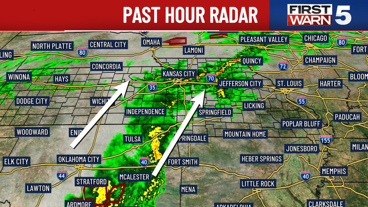 LukeDorris's tweet photo. KC FLOOD RISK HAS INCREASED
Update 7 am Thursday 10/1/26

- The newest data now focuses the heaviest rain over the general KC area
- While it is not a certainty, the odds for 3-6” in the metro have gone up
- There’s a chance the heaviest rain that will fall this afternoon misses just to the east, but this is now a lower odds scenario
- Be prepared for hazardous commutes with poor visibility, hydroplaning, and standing water in roads
- Timing is in two primary waves: 
#1 - This morning through 10 am
We may get a lull 11 am - 2 pm
#2 - The heaviest round - 3-7 pm
- It’s a bad combo of the worst conditions during the busiest times
- If you get water in your basement, dry it ASAP with fans, shop vacs, whatever you can to avoid mold
#kcwx #kswx #mowx
@KCTV5
