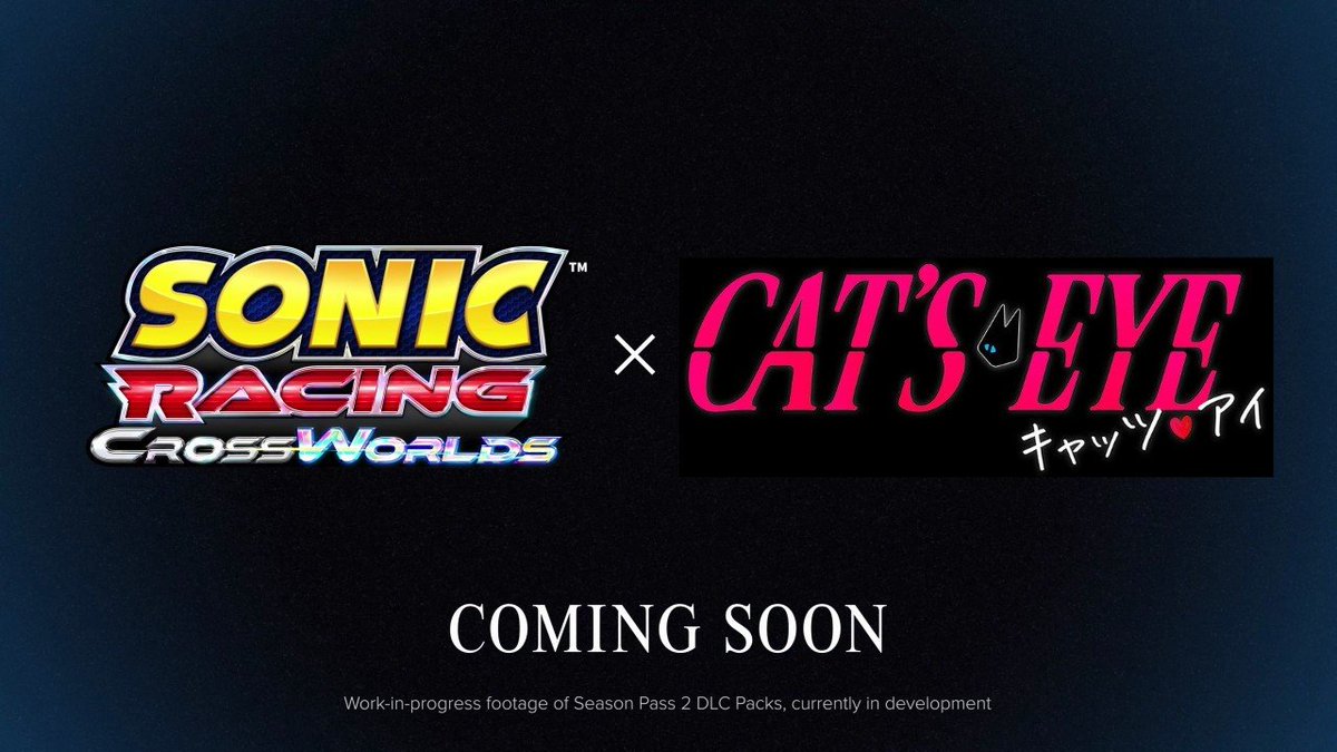 Sumisdo's tweet photo. @dramanavi もし、CAT'S EYEが絵画を盗むだけでなく、異世界のレースで勝利を収めるチャンスもあったらどうなるだろう？

AI 🧡、HITOMI 💙、RUI 💜をサポートして、ソニックレーシングクロスワールド第2年のスターティンググリッドを確保しよう！

@CrossWorldsJPN 
@RaceCrossWorlds https://t.co/E10Z5NiQSw