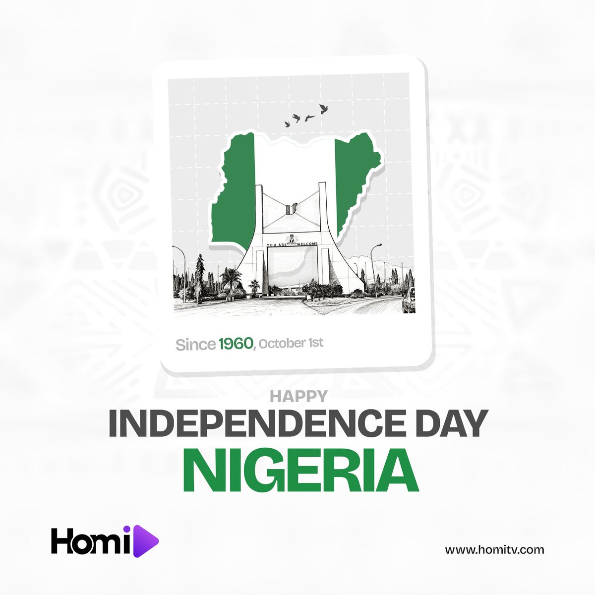 HomiTv_'s tweet photo. October 1, 1960. 

They said it couldn't be done. 
They said the story was over. 
They were wrong. 🇳🇬 

Happy Independence Day, Nigeria. 💚🤍💚 https://t.co/bU5Eto2TNA