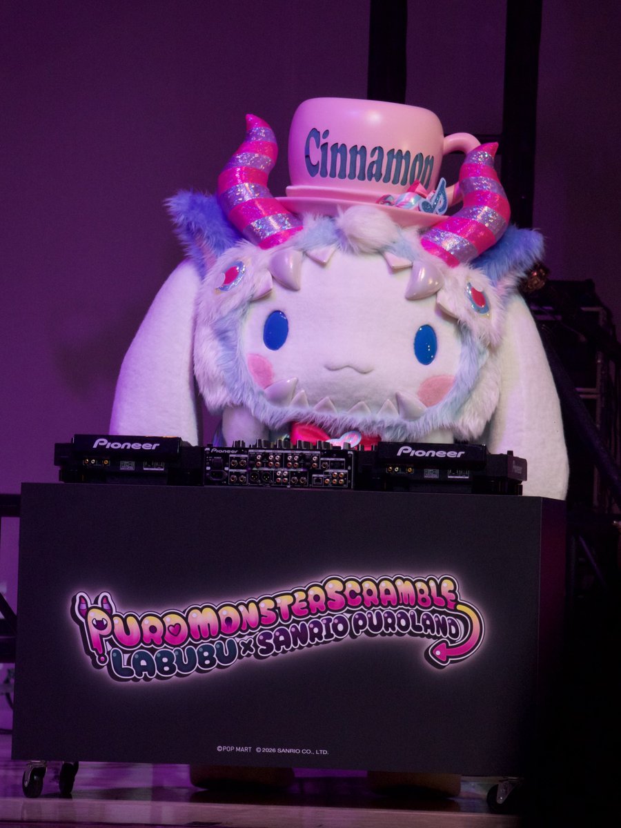 emi__47mon's tweet photo. 😈2026.09.26😈

PUROMONSTERSCRAMBLE DJ TIME！

シナちゃんの新しい一面をみれて
めっちゃ楽しかった〜！🎧🎶

\\DJシナモロール！！！// https://t.co/jAY557uaq1