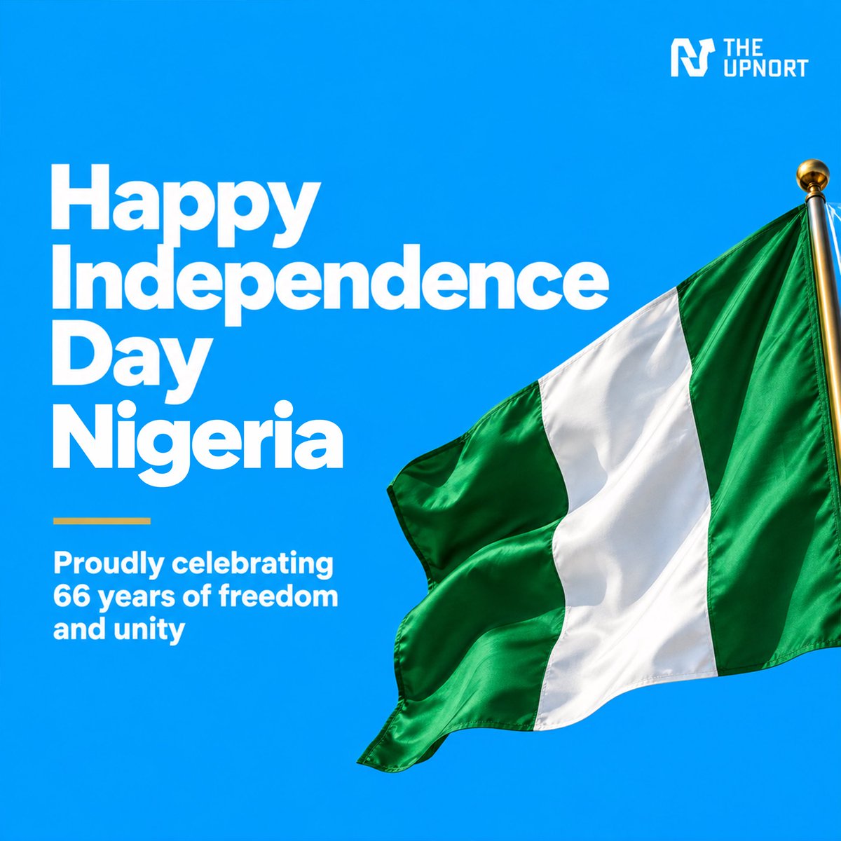 the_upnort's tweet photo. Happy Independence Day Nigeria 🇳🇬 💙 https://t.co/iKrECuXvfw