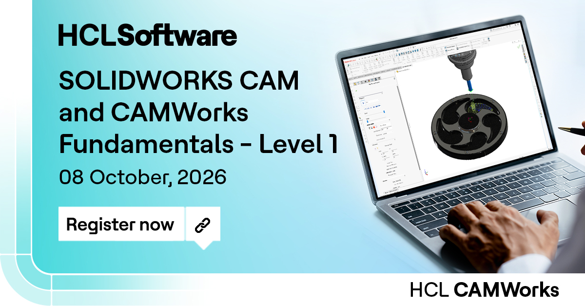 CAMWorks's tweet photo. Join us for our upcoming webinar, SOLIDWORKS CAM and HCL CAMWorks Fundamentals - Level 1, and discover how to streamline your shop floor operations from day one!
Featured Presenter:
Marc Bissell | Senior Technical Specialist, HCL CAMWorks
Register Now-https://t.co/wRLkOTqTb1 https://t.co/nojPC3qih0