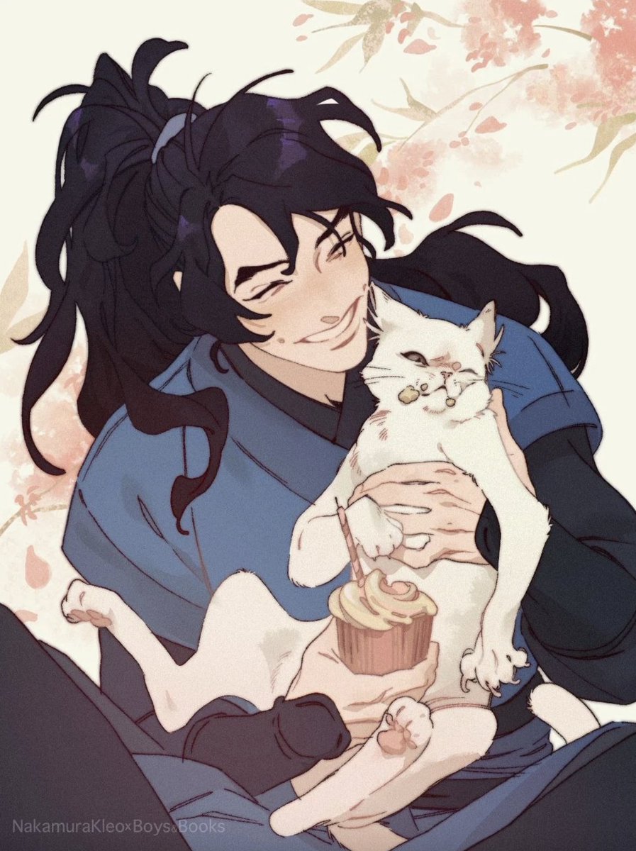huskycatshizun's tweet photo. MO RAN WITH HIS WHITE CAT 😽💋 CHU WANNING WITH HIS HUSKY 🐶♥️ https://t.co/7n4qwI3TzU