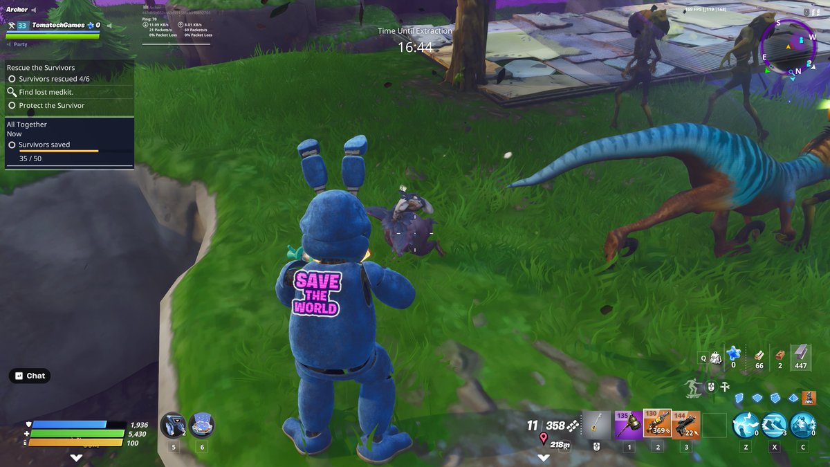 archer_fortnite's tweet photo. Zombie Chickens are enabled early in STW, they usually don't get enabled until the Brainstorm questline comes back https://t.co/nv6nuj6HKQ