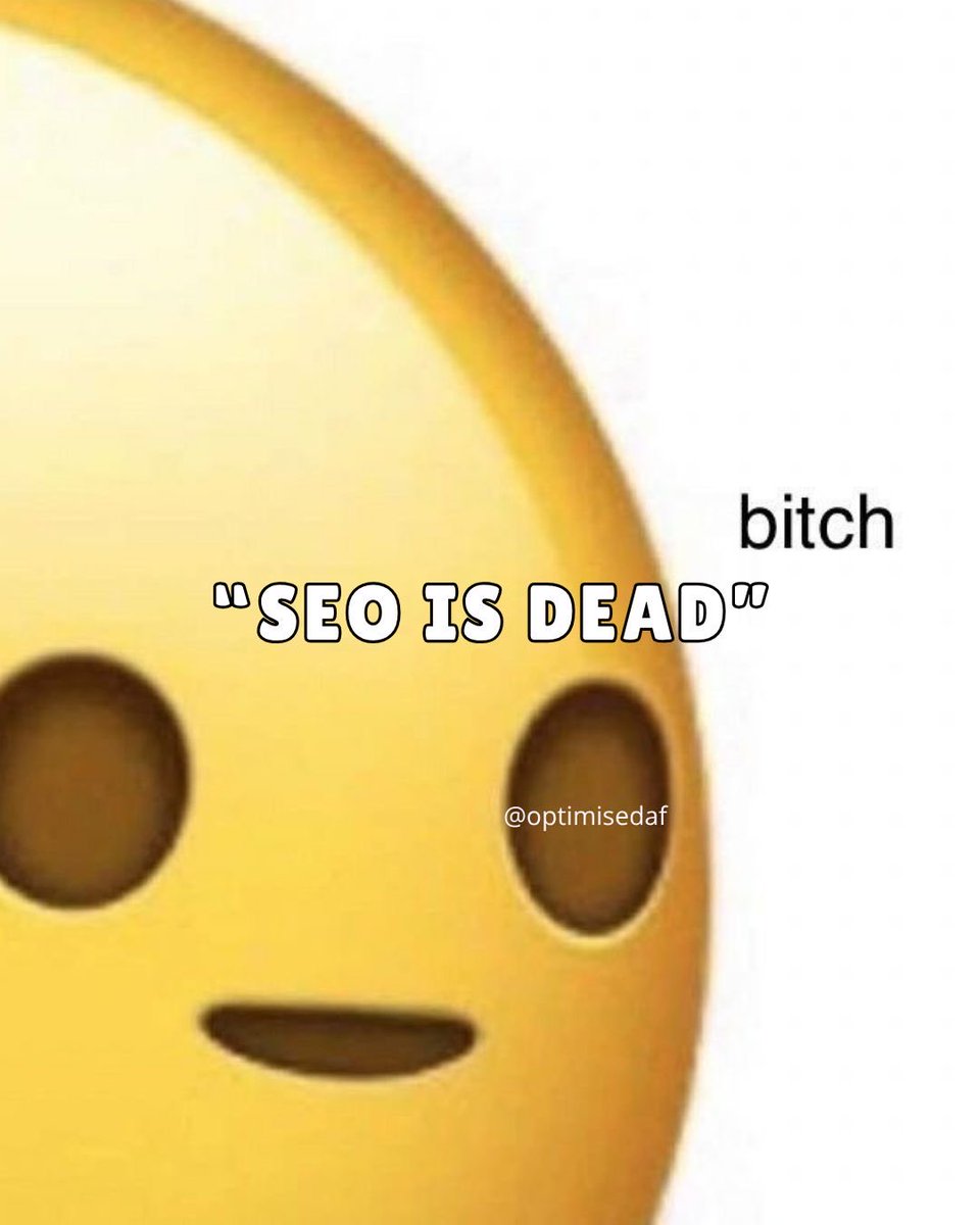 optimisedaf's tweet photo. Heard it last year. Heard it the year before. See you all again in 2027 for the same riveting conversation. 🥱

#SEOMemes https://t.co/9BLDN2cWuY