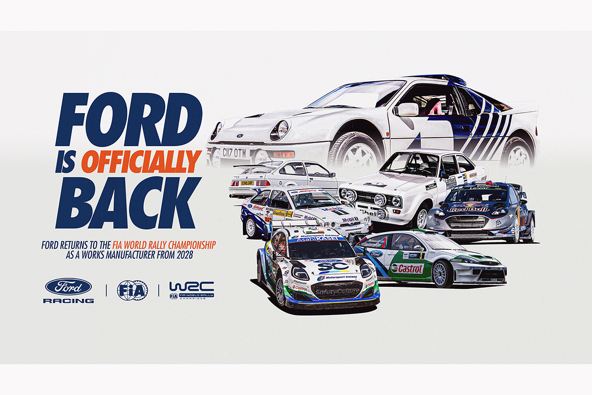 rallyplus's tweet photo. フォードのワークスチームが復帰！　2028年からWRCに参戦  #WRC https://t.co/tG3v3GD1Ck https://t.co/WvnuYerPGU