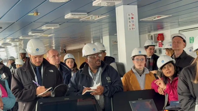 IAEANE's tweet photo. A recent #IAEA Small Modular Reactor (SMR) School held in Russia gave policy makers and regulators from around the 🌏 an opportunity to learn directly from organizations involved in the design, regulation and operation of SMRs and nuclear-powered vessels.

The School is part of the IAEA’s support to Member States considering #SMR technology.

Read more: https://t.co/2vmBHwpPOG