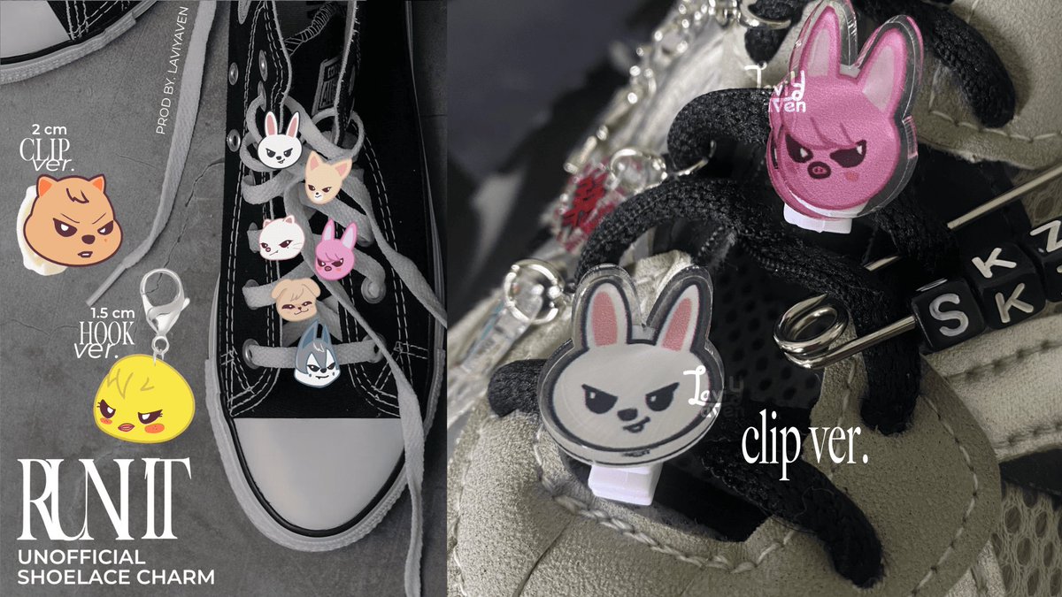 laviyaven's tweet photo. RUN IT UNOFFICIAL SHOELACE CHARM

(for shoelace charm only)
Minimum purchase: IDR 25k https://t.co/wkoDVJgIl5