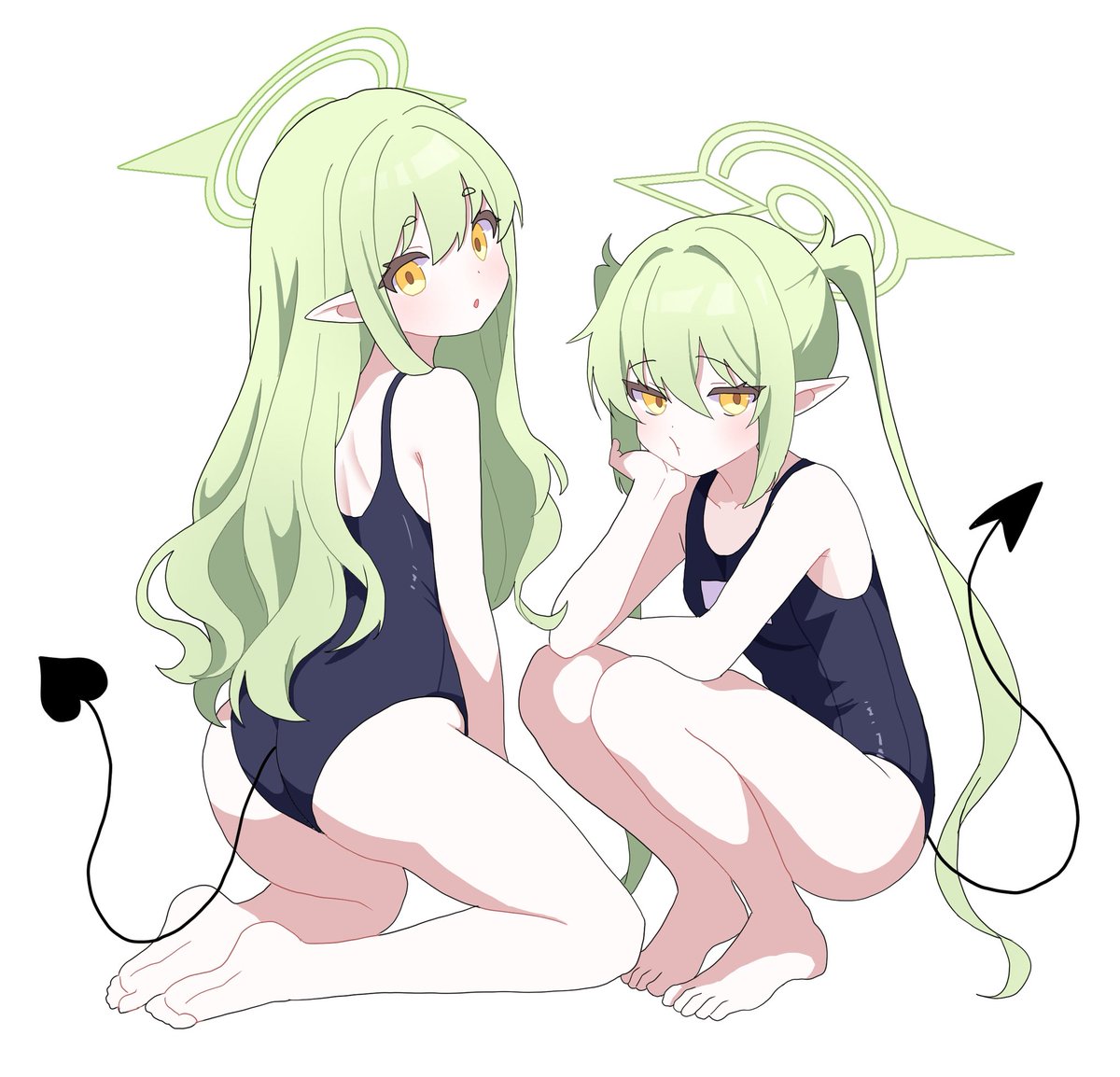 non_k02's tweet photo. スク水ヒカノゾ https://t.co/YUDJK2cDIm