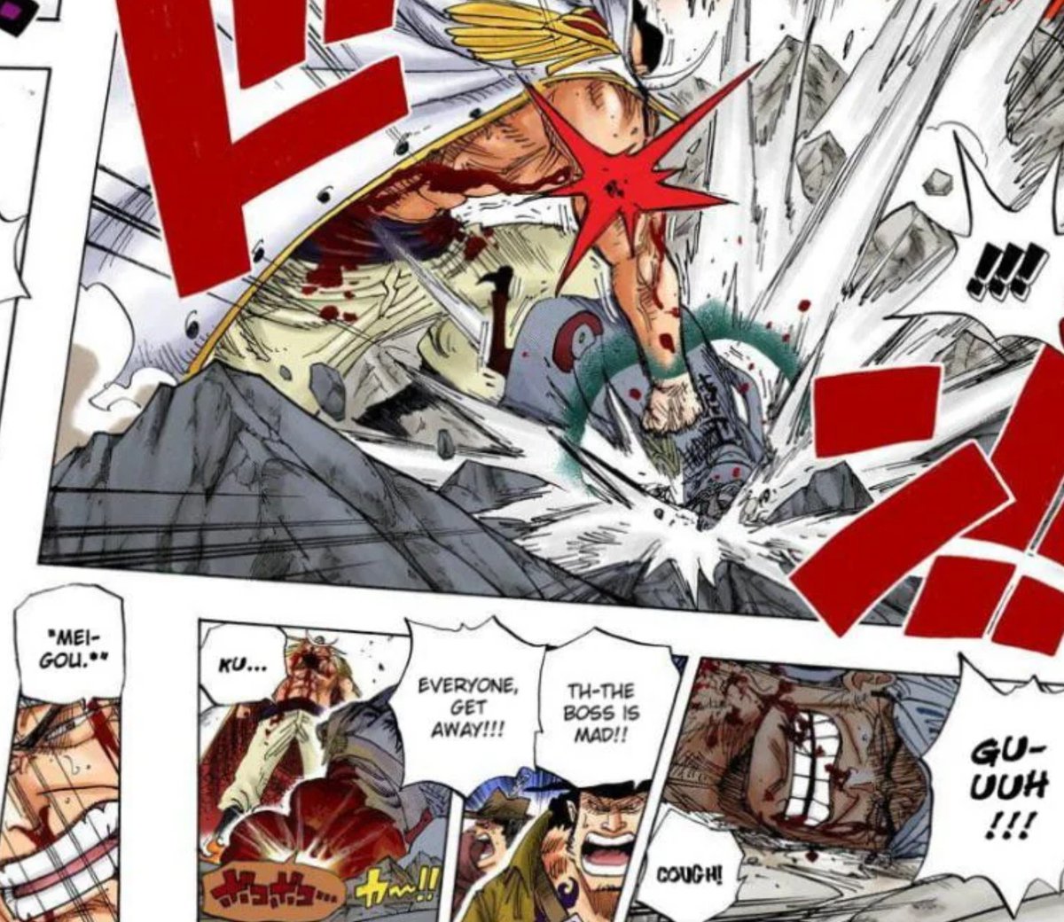 MusaX1O6's tweet photo. @Skibididdler_ @allanimedoc Okay bro. Akainu couldn't keep up with a half headed Whitebeard and got his ass kicked 🤣🤣. His magma couldn't save him from a dying man not even half of what he was . Wasn't an island splitting quake and still cooked him to the point bro started yelling 🤣 https://t.co/uG3IAhmA5P