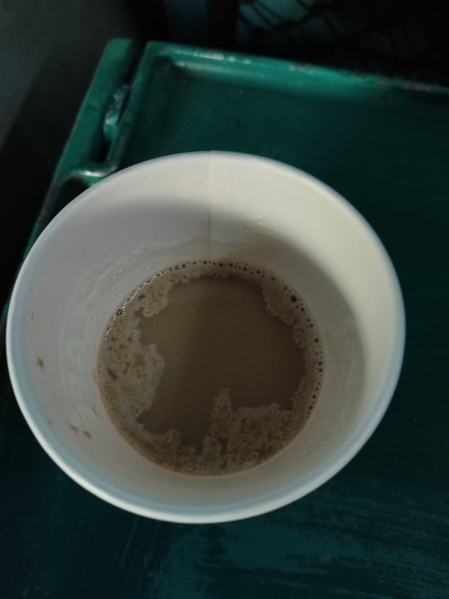 VCeeUtoo's tweet photo. @IRCTCofficial @QRT_IRCTC 
@RailwaySeva 
This is the coffee I got in Double Decker train from ANVT to LKW C1/U/71 seat.
PNR- 2163235596 https://t.co/bQz9wG1XNB